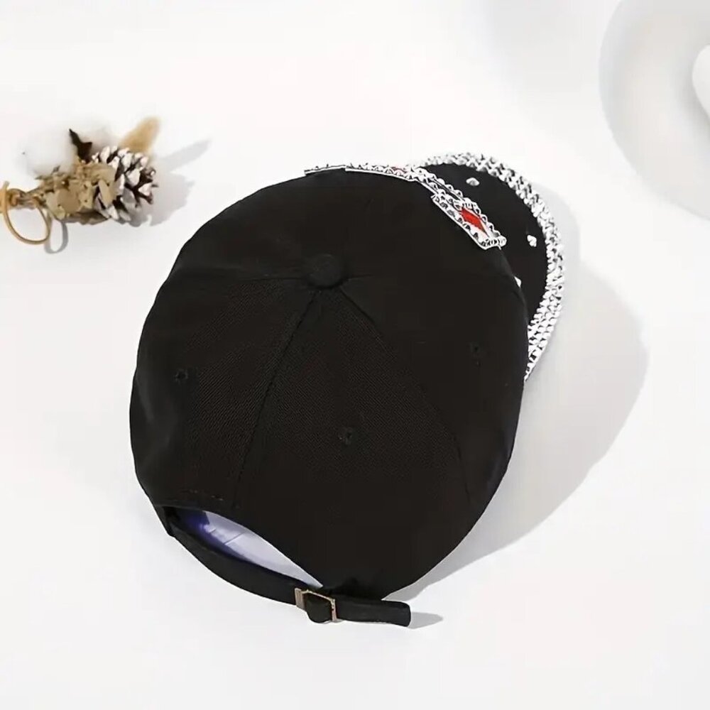 Rhinestone Embellished Baseball Cap - Picture 3 of 4